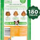 Greenies Pill Pockets for Dogs Large Size, Dog Treat Pouch for Capsule Medication, Chicken Flavor, (6) 7.9 oz. Pouches (EXP 12/16/26)