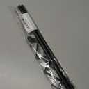 Over Cabinet Towel Bar Holder, Black Metal, 14.56 Inch Length, 2.75 Inch Deep, 2-Pack Kitchen Bathroom Storage Rack, No Installation Required