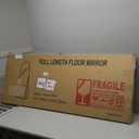 71x32" Large Arched Full Length Mirror, Gold Floor Standing Mirrors for Bedroom, Full Body Dressing Mirror with Stand, Tempered Glass Safety Wall Mirror for Living Room, Bathroom, Entryway Decor