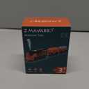 Toy Train Electric Train Set for Wooden Tracks, Christmas Motorized Train Toys for Toddlers, Battery Operated Train Includes Lights, Sounds, Smoke, Steam Train Compatible with Thomas, Brio