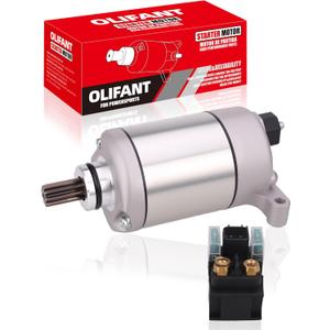 Starter for Yamaha Kodiak 700 2016-2025 Grizzly 700 YFM700 2009-2025 Grizzly 550 YFM550 2009-2015 28P-81890-01-00 Olifant