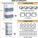 TAILI 6 Pack Vacuum Storage Bags, Cube Space Saver Bags Combo (3 Jumbo +3 Medium), Vacuum Seal Bags for Bedding, Clothing, Comforters, Blankets, Closet Oragnizer and Storage