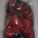 AMA SPORT Tennis Balls for Dogs 12 Pack 2.5" Red Dog Tennis Balls for Puppy Small Medium Dog Toys, Designed for Dogs Floating, Water-Hunting, Fetch, Fun Playing, Daily Exercise, Mid-air Catching