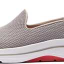 Skechers Women's Go Walk Arch Fit Grateful (6.5, Taupe/Coral)