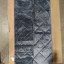 Luxury Bathroom Rug Mat, Extra Soft and Absorbent Microfiber Rugs, Non-Slip Plush Shaggy Carpet, Machine Wash Dry, Mats for Bathroom Floor,High Density Sponge (Checkered Dark Blue), 24x47 