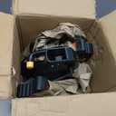 Upgraded 3 Ton Jack Stands (6,600 LBs) with 2 Crossbars for Enhanced Safety & Stability, Heavy Duty Jack Stands 11.61" to 16.34" Adjustable with Rubber Pads for Trucks, SUV, ATV/UTV (1 Pair) (Black+Orange)