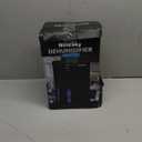 NineSky Dehumidifiers for Home, 95 OZ Water Tank, (1000 sq.ft) Dehumidifiers for Bathroom Bedroom Basement with Auto Shut Off,7 Colors LED Light(Black)