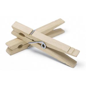 Whitmor Set of 50 Wooden Clothespins, S/50 (Natural)