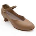 Capezio Women's Jr. Footlight Character Shoe,Caramel,5.5
