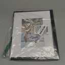 DecorUhome 8x10 Picture Frame, Display Pictures 5x7 With Mat or 8x10 Without Mat, Wall & Tabletop Display Photo Frame, Black, 1 Pack