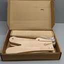 Extra-Larger Sisal Cat Scratcher Bed with Ball, 3-in-1 Cat Scratching Pad with Hammock, Natural Sisal with Solid Wood Frame Cat Scratch Post for Indoor Cats Lounger & Sleep & Scratch