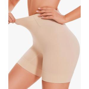 Shapewear Shorts,Mid-Waist Body Shaper Shorts,Womens Shapewear Tummy Control,Seamless Shapewear for Under Dresses Medium