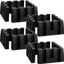 4 Sets Car Trunk Organizer Blocks for Back of SUV Multipurpose Car Storage Organizer Blocks Trunk Divider to Wool Carpet for Truck SUV Van Cargo