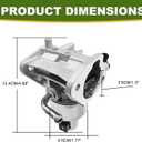 Carburetor for Kohler 7000 Series 22HP 23HP 24HP 25HP 26HP Engine, Replace 1685321-S 3285361S 3285347S, Fits KT725 KT730 KT735 KT740 KT745 Lawn Mower with Gaskets