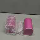 Tandefio 2 Pcs 5'' x 3'' Tinplate Mailbox Toy Mini Tin Small Decorative Tiny Mailbox DIY Craft Gift for Boys and Girls Greeting Card Classroom Party Prize Supply (Pink)