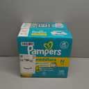 Pampers Swaddlers Diapers, Size 0 (up to 10 lbs), 140 Count, Absorbent, Keeps Baby Dry and Comfortable, Skin Safe Disposable Baby Diaper (Newborn)