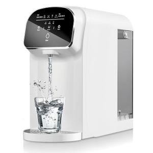Countertop Reverse Osmosis System Water Filter with UV, 5:1 Pure to Drain, 5 Stage RO Water Filtration, Portable No Installation Water Purifier, Countertop Filtration for Home, Off-White