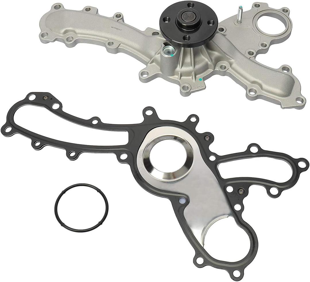 Professional Water Pump Kit with Gasket Fits 2006-2018 for Toyota Camry/Avalon/Highlander/RAV4/Sienna/Venza V6 3.5L, for Lexus ES350/RX350/RX450H