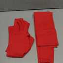 Women`s Sport Red Workout Outfit Comfort Set (XS)