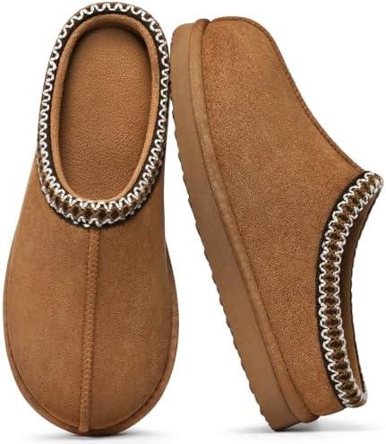 Litfun Memory Foam Slippers for Women Men Cozy Warm House Shoes Indoor and Outdoor 38-39