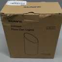 SUNVIE 2 Pack Up Lights Indoor Floor Can Light Uplighting Indoor Spotlight with 2700K GU10 Bulb Accent Lighting Floor Uplighting for Home Plant Picture, UL Listed 5.9 FT Plug Cord & Foot Switch (Black)