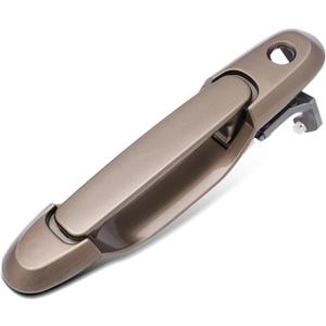 cciyu Door Handle Exterior Front Passenger Side Replacement fit for 1998-2003 for Toyota Sienna 6921008010C0 Beige