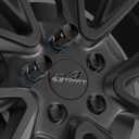 GAsupply 12x1.25 Lug Nuts Black, Closed End Bulge Acorn Lug Nuts Cone Seat 1.38" 35mm Tall 3/4" 19mm Hex, 20 Pack