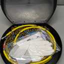 Auto Tightening Snow Chains Tire Chains, 1-Minute Quick Install, Twist-Link, Wear-Resistant, Universal for Car/SUV/Pickup Trucks, Multi-Weather Emergency Traction, Set of 2 (HLN-170, 3.9mm)