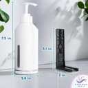 Wall Mount Shower Soap Dispenser - Money Saving, Tamper Proof - Patented Elegant 3 Bottle Shampoo, Conditioner, and Body Wash Dispensers - Ideal for Commercial Use, White