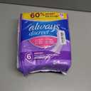 Always Discreet Adult Incontinence Pads for Women, Drier, 6 Drop Long Length, Extra Heavy Absorbency, Pads for Bladder Control Management, Bladder Leaks, & Postpartum Pads, 45ct