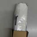 LazBlinds No Drill Roman Shades for Windows, Cordless Light Filtering Window Shades with UV Protection, Polyester Fabric for Bedroom & Living Room, 27" W x 64" H, Off White