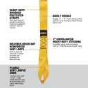 DEWALT 1.7"×18"×11,000 lbs Heavy-Duty Soft Loops Tie-Downs, 4 Pack