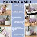 Sebdtico Recovery Suit for Dogs,Dog Surgery Suit Female Spay,Soft Dog Onesie for Surgery Female,Dog Cone Alternative Surgical Recovery Suit Female,Abdominal Wounds Licking Anti Suit for Dogs, Small