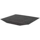 Sammons Preston Solid Seat Insert for 20 Wide x 16 Deep Wheelchair, Medical Grade Seat Cushion with Convex Bottom for Wheelchairs, Chairs, & Long Term Sitting