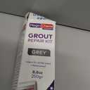 Tile Grout Repair, Grey 8.8 oz/250gr. Fast Drying Grout Repair Kit, Grout Filler Tube Repair Kit, Tile Grout Paint, Grout Sealer Restore and Renew Bathroom Floor, Tile Gaps, Joints, Lines