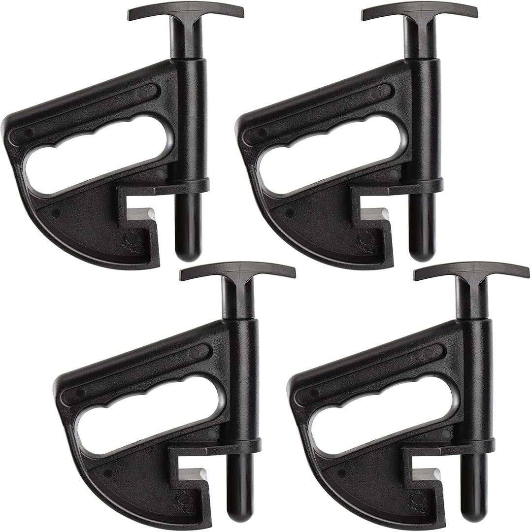 Hedume 4 Pack Tire Changer, Nylon Tire Bead Clamp Drop Center Tool, Universal Rim Pry Tire Changer Wheel Changing Helper Heavy Duty