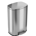 Stainless Steel Metal Strong Kitchen Office Garbage Waste Trash Bin