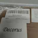 Decorus Women's Shapewear Tank Bodysuits - Plunge V Neck Sleeveless Shapewear Built in Bra V Backless Thong Body suits Tops (L)