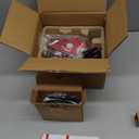 Dash MultiMaker Mini System - Compact Waffle Maker for Family Breakfasts - Removable Griddle Plates & nonstick surface - 5 Plates - Red