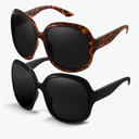 miyya Bug Eye Oversized Polarized Sunglasses Womens, Trendy Retro Sun Glasses for Women 2025, Oversized UV Protection Shades