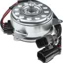 A-Premium Radiator Fan Cooling Motor Compatible with Nissan Versa 2012-2019, Versa Note 2014-2019, L4 1.6L, Sedan/Hatchback, Replace# 21487-1KA0B, 21487-1KA0A