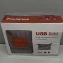 Portable USB Heated Blanket Battery Operated, 5V/2A USB Heated Blanket 3 Heating Levels Without Battery Pack, Plush Flannel Wearable Electric Throw, 3Hrs Auto Off&Overheat Protection