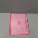 JETech Glitter Case for iPad Air 11-Inch M4/M3/M2 (2026/2025/2024), iPad Air 5/4 (2022/2020 5th/4th) with Pencil Holder, Cute Sparkly Slim Cover for Kids and Girls, Shiny Clear Back Shell (Pink)