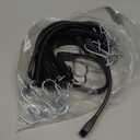 Small Bungee Cords with Hooks 10", Short Elastic EPDM Rubber Straps, 10 Pack Mini Bungee Tie Downs for Bike Accessories, Tool Bags, Car Gear, Wire & Pipe Organization, 180 lbs Load