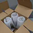 UMI UMIZILI 12 Ounce - Set of 12, Classic Durable Red/White Glasses For Party