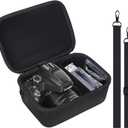 Case for Panasonic LUMIX FZ80D/FZ80/FZ70 4K Digital Camera, Camera Case Compatible with Panasonic LUMIX FZ80D Compact Camera Travel Carrying Organizer with Shoulder Strap (Case Only) (Black)