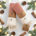 Madamelique Exclusive Hand Towels Set of 2-18 x 40 Inches - Decorative Bathroom Peshtemal Towel for Hand, Face, Hair, Yoga, Tea, Dishcloth, Kitchen and Bath - 100% Pure Cotton (Terracotta)