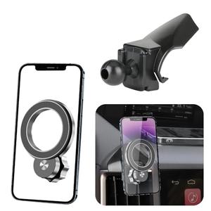 JIEZMO Car Magnetic Phone Mount for Subaru Forester 2019-2024 and Subaru Crosstrek 2018-2023 Auto Interior Accessories Best Cellphone Holder Mobile Cradle Cell Phones Navigation Charging Screen Stand