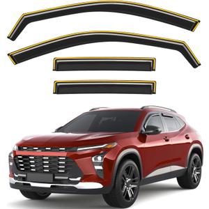 in-Channel Window Rain Guards for Chevy Trax 2024 2025 2026 | Extra Durable, Window Deflectors, Window Visors, Vent Shades, Vent Visors, Accessories
