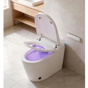 Bidet Toilet, Smart Toilet with ADA Chair Height, MAP 1000g Powerful Flush, Auto Open/Close Lid, Instant Warm Water, Elongated Heated Seat, Foam Shield Deodorization